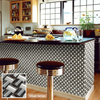 304 0.8mm Thickness 3D Stainless Steel Mosaic Pattern Tile Square Meter for Kitchen Wall Decoration