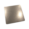 ASTM 304 Bronze Coated Vibration Brushed Inox Sheet Stainless Steel Plate for Interior Exterior Wall Decoration