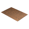Manual Hairline Antique Black Bronze Brass JIS 316 Stainless Steel Sheet for Shopping Mall Interior Wall Decoration