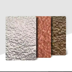 AISI 304 316 430 Stainless Steel Plate Colored Ss Sheets Antique Hammered Stainless Steel Sheets for Wall Panels
