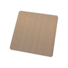 ASTM 300 Series Antique Brass Bronze Stainless Steel Plate Cold Rolled with Anti-Fingerprint Protection for Interior Decor