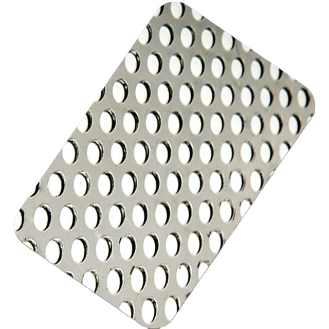 Customized 201 304 316 Micro Hole 6mm Stainless Steel Perforated Sheet 3mm Plate Cold Rolled Decoration Cutting Included