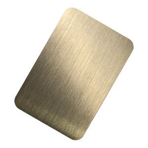 Sus304 Stainless Steel Pvd Coating Hairline Finish Elevator Stainless Steel Decorative Sheet for Elevator Panels