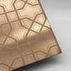 Wholesale 304 Stainless Steel Sheet 2mm-3mm Etched Mirror Pattern Lobby Background Wall Panels 316L 2B Cutting Welding Included
