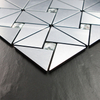 House Kitchen Decoration Fashion Pattern Mosaic Tile Metal Stainless Steel Sheet