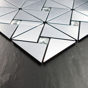 House Kitchen Decoration Fashion Pattern Mosaic Tile Metal Stainless Steel Sheet
