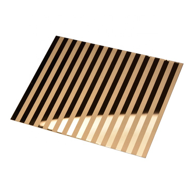 PVD Color Coated 304 Stainless Steel Plate Cold Rolled Hot Rolled with Cutting Service-Decorative Colored Sheet Plate Design