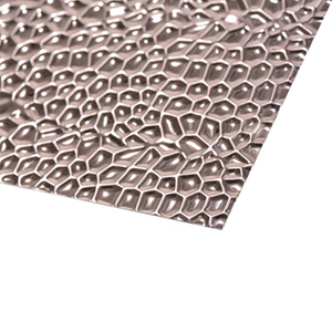 Hot Sale Stamped PVD Coating Stainless Steel Sheet with Customized Design for Hotel Decoration
