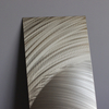 304 Decorative Stainless Steel Sheet PVD Color Etching 3D Laser Stainless Steel Sheet for Modern Building Wall Decoration