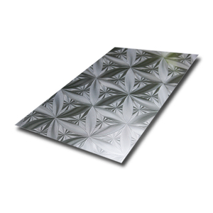 201 304 430 4x8 Linen Embossed Stainless Steel Sheet with New Pattern 2B Surface Finish Cut Weld Punch Bend Processing Services