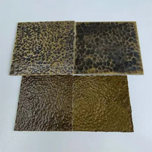 Wall Panel Decorative Hammered Finish Stainless Steel Sheet 304 316 410 430 Series for Wall Cladding Cutting Service Included