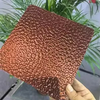 Hammered Texture Stainless Steel Copper Sheet Decorative Metal Sheet Hammered Stainless Steel Sheet for Wall and Home Decoration