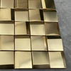 House Kitchen Decoration Fashion Pattern Mosaic Tile Metal Stainless Steel Sheet