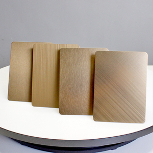 Grand 201 304 Decorative Stainless Steel Sheet Hairline Finish for Hotel Wall and Elevator Panel
