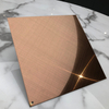 Gold Champagne Bronze Color Cross Hairline Decorative Stainless Steel Sheet for Interior Construction