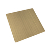 Manual Hairline Antique Black Bronze Brass JIS 316 Stainless Steel Sheet for Shopping Mall Interior Wall Decoration
