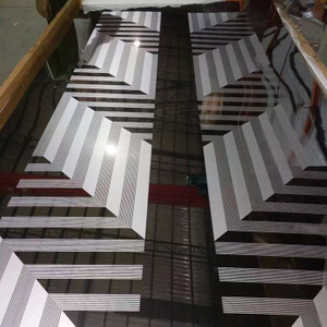 High Quality 201 304 Mirror Etching Stainless Steel Sheet Elevator Door Cabin Decoration 2B Surface Cutting Welding Included