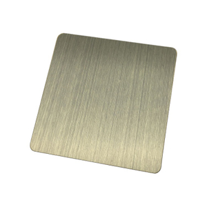Good Quality Anti Finger Print Antique Bronze Color Stainless Steel Sheet Wholesale 201 304 316 430 Stainless Steel Sheet