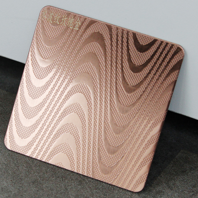 Customized 201 304 No.1 No.4 Embossed Stainless Steel Sheet SS Decorative Sheet 304 Stainless Steel Embossing Sheet