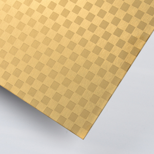 PVD Titanium Coated Color Mirror Etching 316L Grade Stainless Steel Designer Sheet 2B Surface Finish Cut Weld Punch Offered
