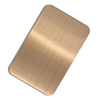 201 304 430 Black Brushed Stainless Steel Sheet Hairline SS Plate Cold Rolled for Decoration Cut Weld & Bend Processing