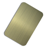 0.6mm Thick Ss 304 Black Bronze Gold Brushed Decorative Cross Hairline 4x8 Supper Mirror Stainless Steel Sheet 0.5 mm 1.6mm