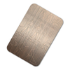 ASTM 300 Series Antique Brass Bronze Stainless Steel Plate Cold Rolled with Anti-Fingerprint Protection for Interior Decor