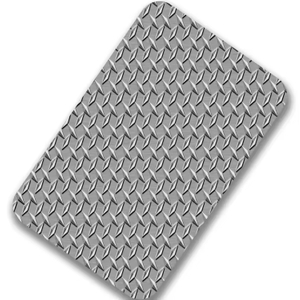 Stainless Steel Diamond Embossed Plate 304 304L 316 316L 2.5mm 3mm 3.5mm Stainless Steel Checkered Sheet for Floor Sheet