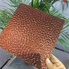 Wall Panel Decorative Hammered Finish Stainless Steel Sheet 304 316 410 430 Series for Wall Cladding Cutting Service Included