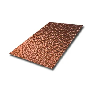 Hammered Texture Ss Sheet 201 316 430 304 Wall Panel Antique Hammered Stainless Steel Sheet
