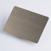 ASTM 300 Series Antique Brass Bronze Stainless Steel Plate Cold Rolled with Anti-Fingerprint Protection for Interior Decor