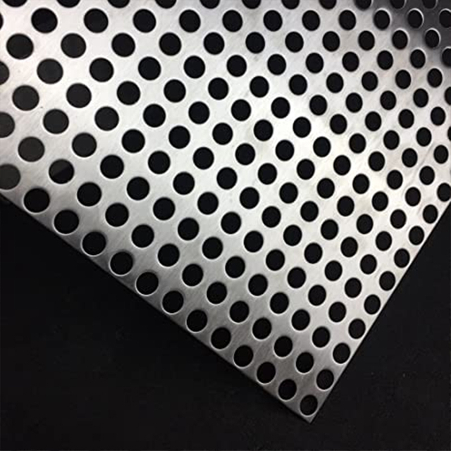 304 316 Stainless Steel Decorative Plate 3mm Thick Perforated Metal Sheet with Cutting Service Hole-Perforated Mesh Panels