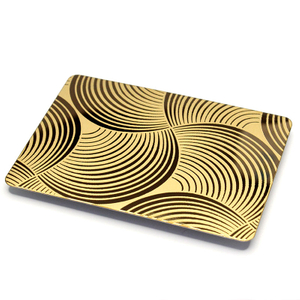 8K Gold Mirror Etching Stainless Steel Sheet for Elevator Cabin Door Plate with Welding Processing Service