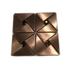 Irregular Gold Color Stainless Steel Metal Mosaic Tiles for Kitchen