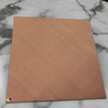 Gold Champagne Bronze Color Cross Hairline Decorative Stainless Steel Sheet for Interior Construction