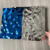 304 310s 316l 0.6mm Color Pvd Coating Mirror Stamped Stainless Steel Sheet Decorative Water Ripples Sheet for KTV Wall Panels