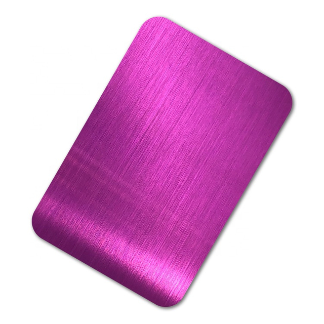 Factory Direct Supply 4x8 Size 304 & 201 PVD Gold Black Red Color Coating Stainless Steel Sheet Cold Rolled for Decoration