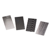 Metals & Alloys Stainless Steel Stainless Steel Sheets Cheap Price 1220mm 1250mm Linen Leather Emboss Stainless Steel Sheet/plate Embossing Stainless Steel Sheet with New Pattern