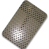 Stainless Steel 304/316 Micron Punched Hole Metal Mesh Panels 3mm Thick ISO-Certified Hexagonal Decorative Perforated Plate