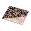 Color Mirror Polished Etched PVD Color Coated Stainless Steel Plate for Elevator Decoration Wall Panel