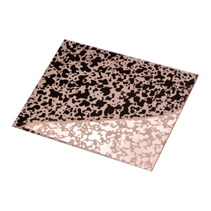 Color Mirror Polished Etched PVD Color Coated Stainless Steel Plate for Elevator Decoration Wall Panel