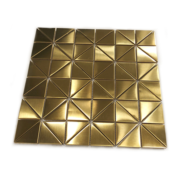 Style Selections Metal Stainless Steel Aluminum Mosaic Tile for Wall Decoration