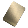 0.6mm Thick Ss 304 Black Bronze Gold Brushed Decorative Cross Hairline 4x8 Supper Mirror Stainless Steel Sheet 0.5 mm 1.6mm