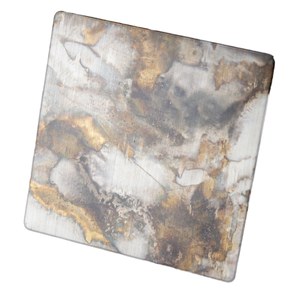 Antique Copper Stainless Steel Sheets ISO-Certified 201/304/316 Vintage Metal Plates Cold Rolled Etched Finish Antique Plate