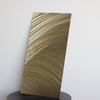 304 Decorative Stainless Steel Sheet PVD Color Etching 3D Laser Stainless Steel Sheet for Modern Building Wall Decoration