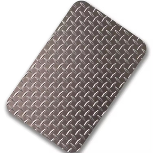 4*8 FT 304 316 Stainless Steel Checkered Plate Embossed Sheet Cutting/Welding Service with Punching for DIY Projects