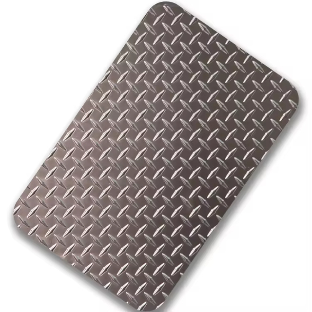 4*8 FT 304 316 Stainless Steel Checkered Plate Embossed Sheet Cutting/Welding Service with Punching for DIY Projects