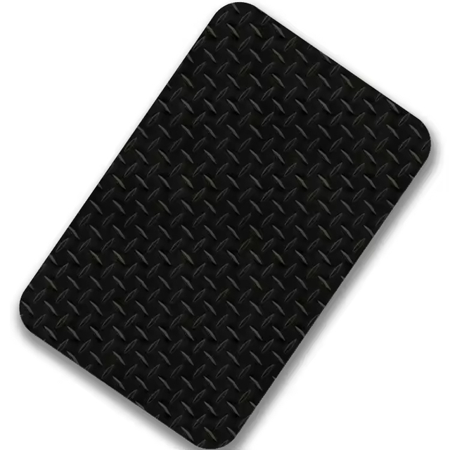 SUS 201 202 304 316 0.6mm 0.8mm Patterned Diamond-shaped Checkered Embossed Stainless Steel Plates Floor Plate Anti-skid Sheets