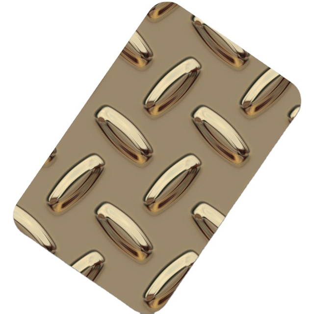 201 304 430 316 Grand Stainless Steel Sheet Checkered Surface for Escalator Protective