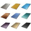 Grade 304 316 201 PVD Decorative Color Purple Inox Metal Sandblasted Finish Stainless Steel Sheet SS Plate for Decoration